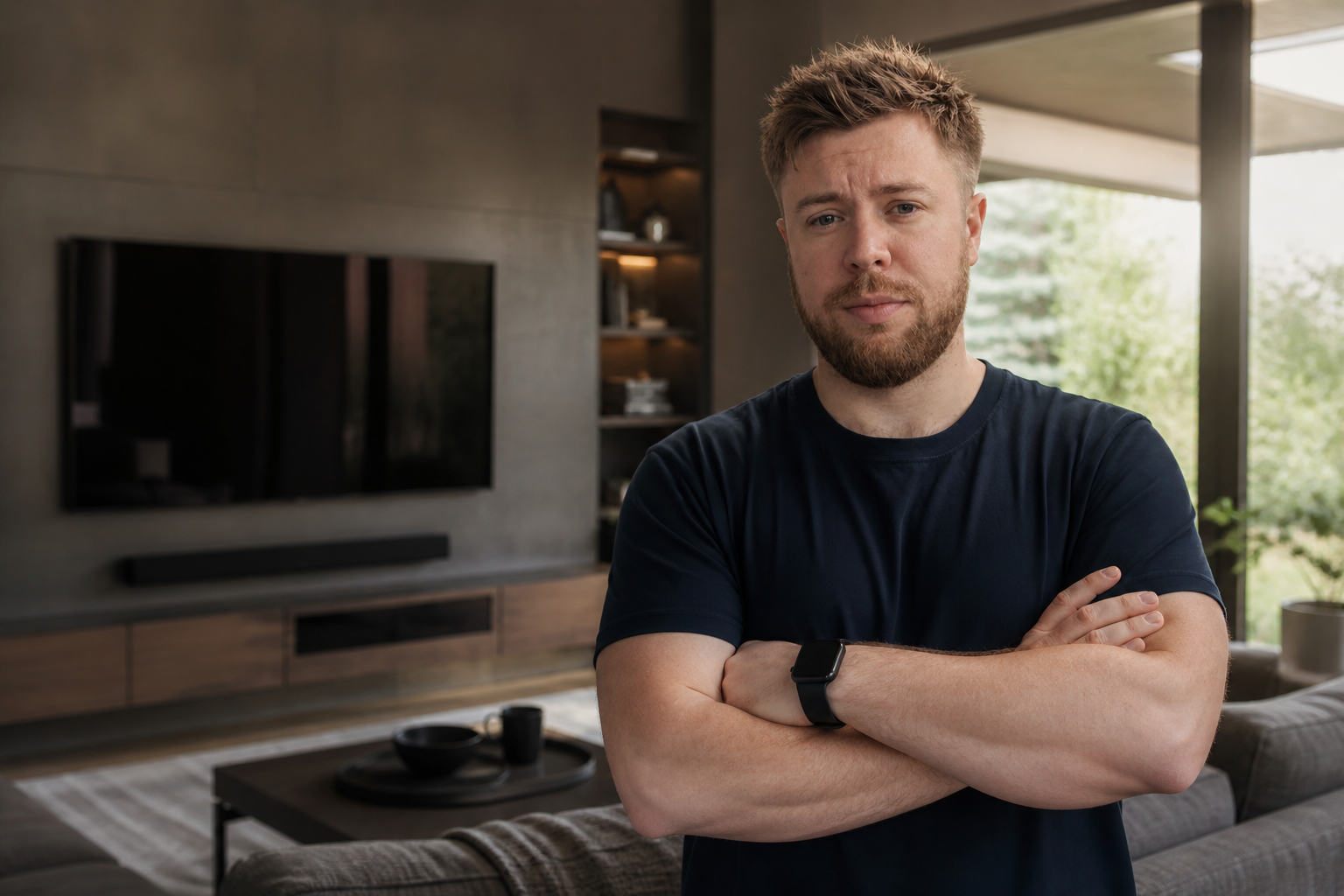 Founder Pavlo in a premium residential setting